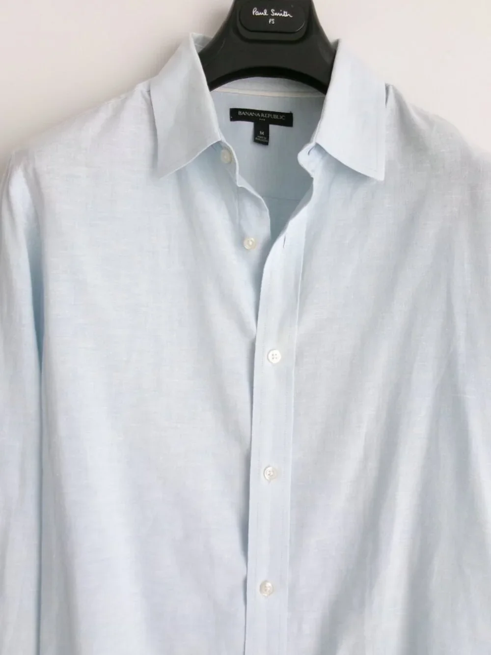 BANANA REPUBLIC MEN'S LINEN SHIRT Sz-M - Picture 7 of 7